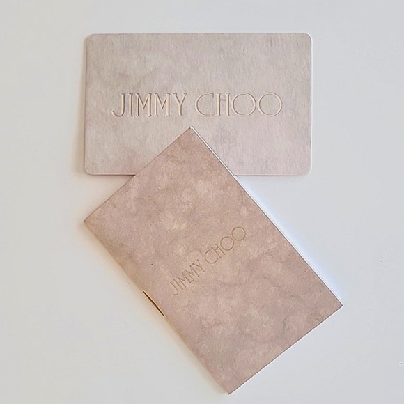 JIMMY CHOO GR Nappa LTHR Star Studded Zip Around 2-Way Wallet w/ CERT Card - Picture 7 of 17